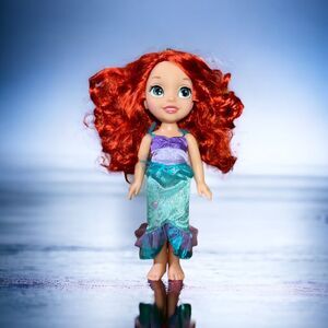 Disney Princess Toddler Ariel Little Mermaid Doll Toy 14”Jakks Pacific Tiara